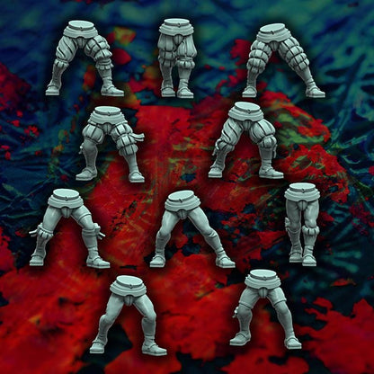 Imperial Landsknecht Handweapon and Shield Miniatures, Weapon Conversions Fantasy by Reptilian Overlords, perfect for Fantasy Wargames