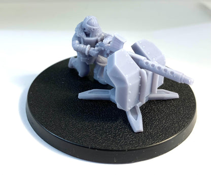 Lunar Auxilia Emplaced Weapons, Semi-Modular Sci-Fi warriors by ThatEvilOne, Sci-Fi Wargames Proxy, Imperial Auxillia Army