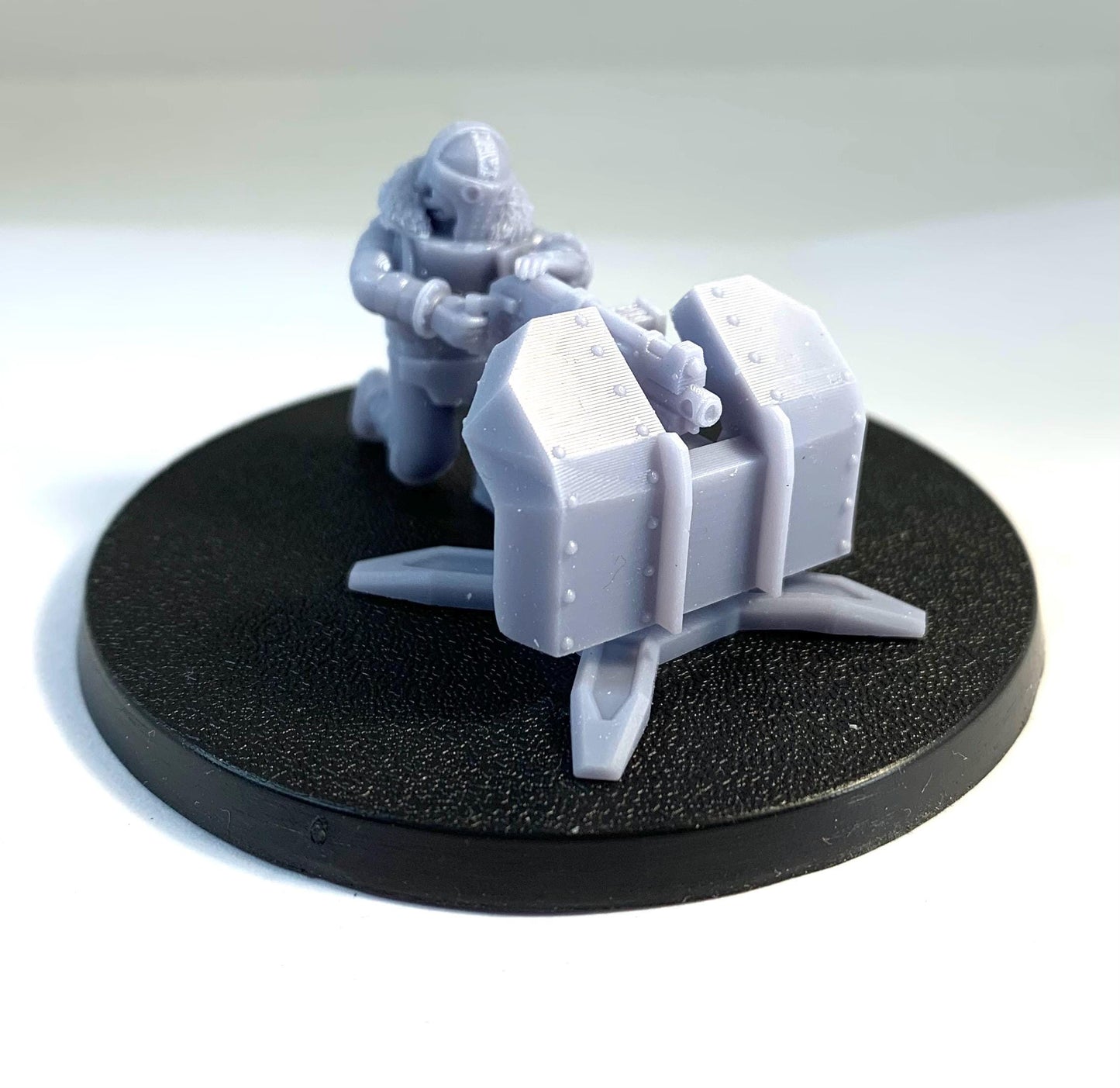 Lunar Auxilia Emplaced Weapons, Semi-Modular Sci-Fi warriors by ThatEvilOne, Sci-Fi Wargames Proxy, Imperial Auxillia Army