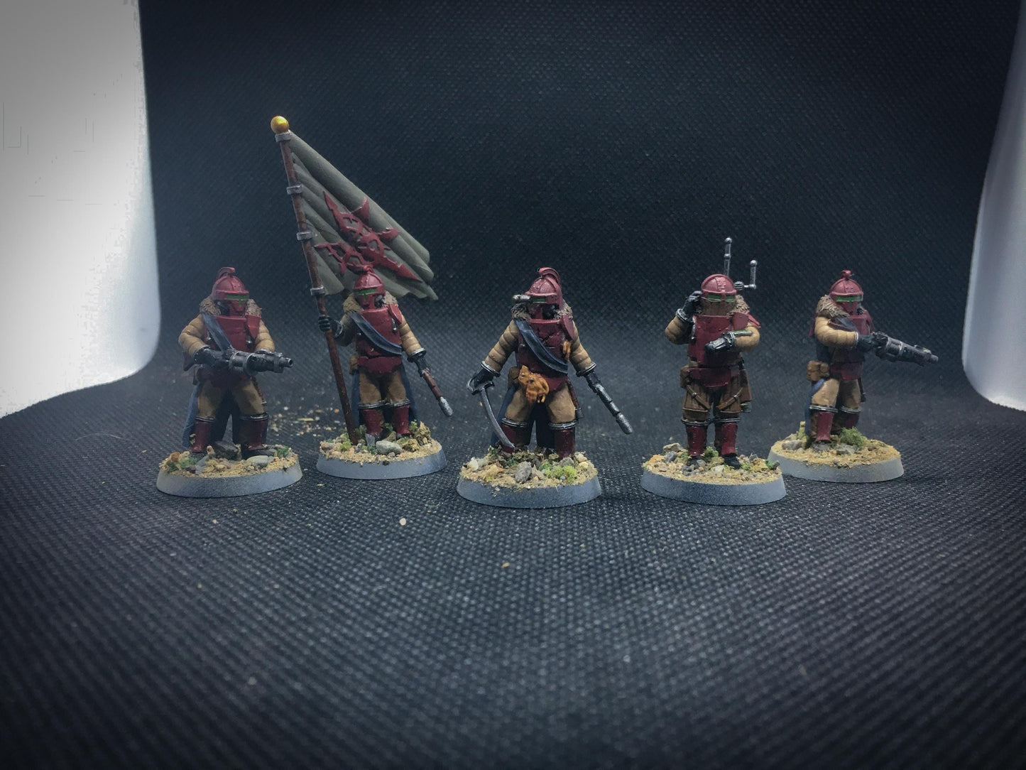 Lunar Auxilia Command Section, Semi-Modular Sci-Fi warriors by ThatEvilOne, Sci-fi Wargames Proxy, Imperial Auxillia Army