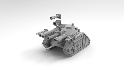 Lunar Auxilia Brigand Tank , Modular Sci-Fi Vehicle by ThatEvilOne, Sci-fi Wargames Proxy, Imperial heretic Auxillia Super Heavy Tank