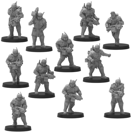 Roman Arditi, Imperial Guard, monopose Sci-Fi warriors by ThatEvilOne, Sci-fi Wargames Guard Proxy