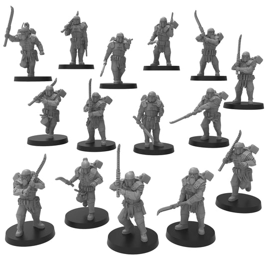 Roman Falxmen Auxilia, Imperial Guard, monopose Sci-Fi warriors by ThatEvilOne, Sci-fi Wargames Guard Proxy