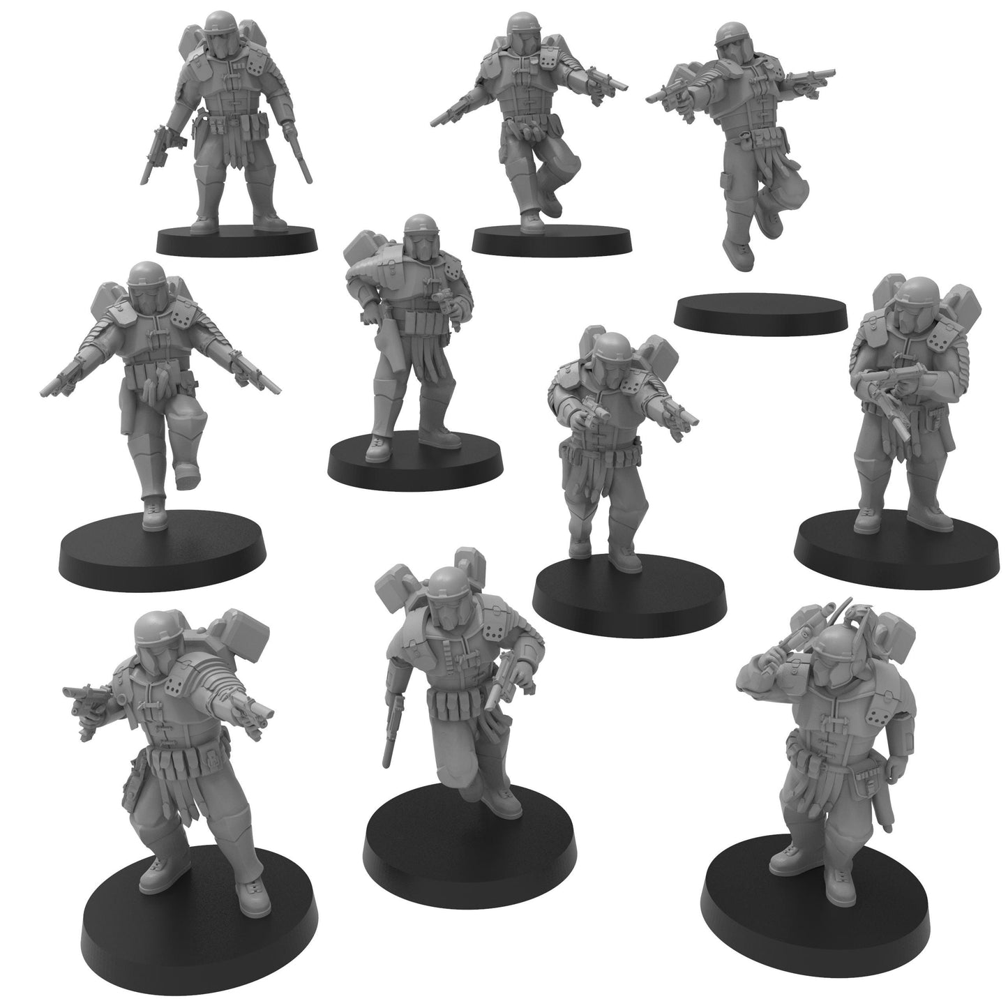 Roman Breacher Vets, Imperial Guard, monopose Sci-Fi warriors by ThatEvilOne, Sci-fi Wargames Guard Proxy