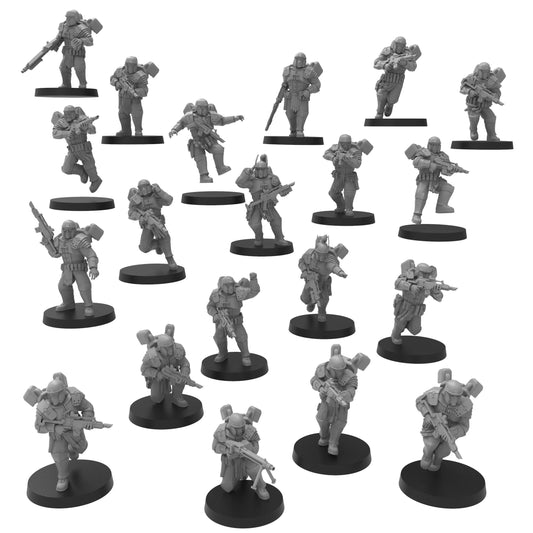 Roman Principe, Imperial Guard, monopose Sci-Fi warriors by ThatEvilOne, Sci-fi Wargames Guard Proxy