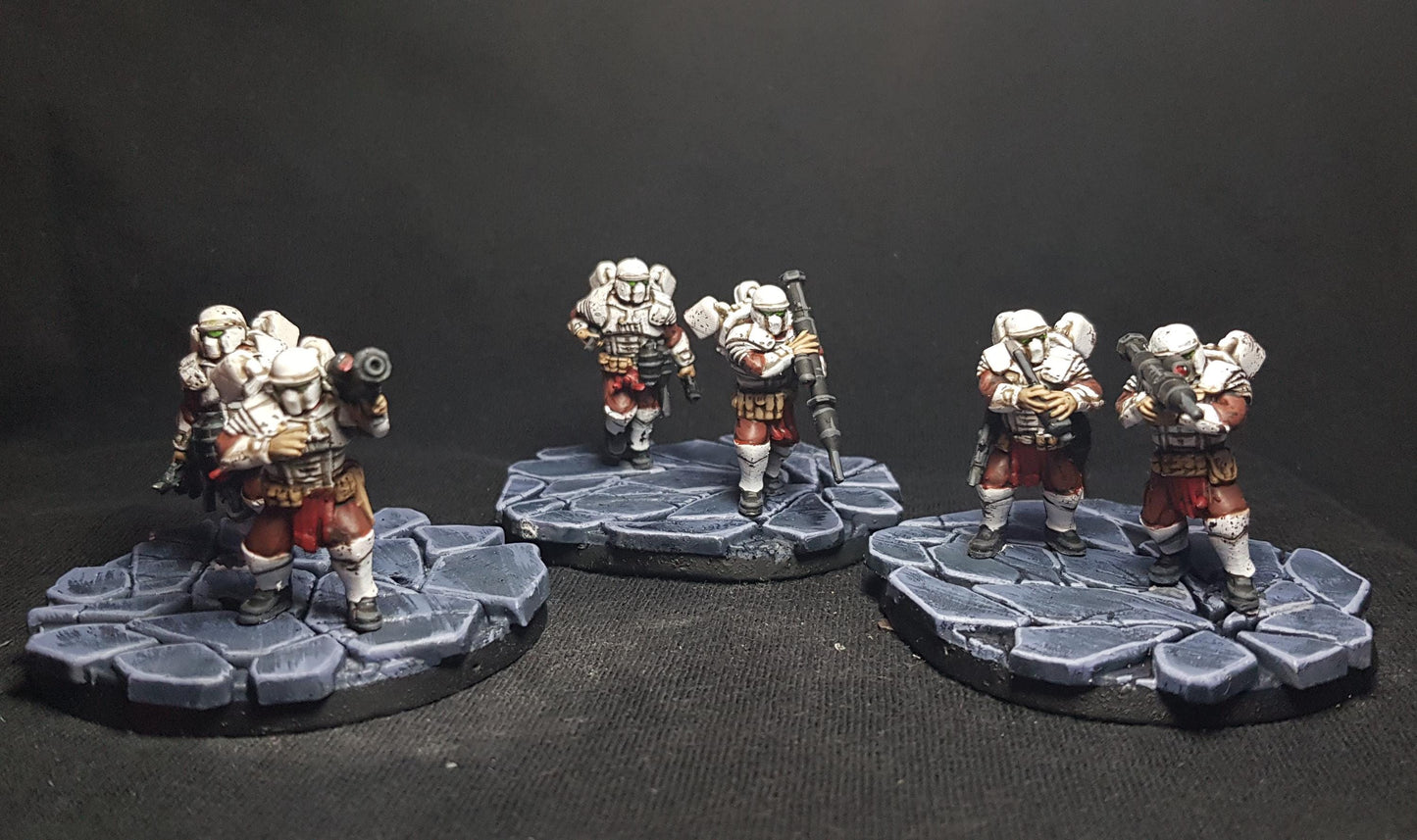 Roman Missile Team, monopose Sci-Fi warriors by ThatEvilOne, Sci-fi Wargames Guard Proxy