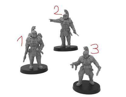 Roman Consuls, Imperial Guard, monopose Sci-Fi warriors by ThatEvilOne, Sci-fi Wargames Guard Proxy