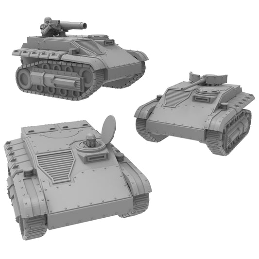 Caligula Airborne Light Tank, Modular Sci-Fi Vehicle by ThatEvilOne, Sci-fi Wargames Proxy, Imperial Roman Auxilia Transport Light Tank