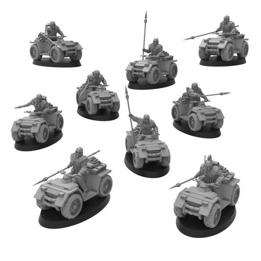 Roman Cataphractii ATVs, Semi-Modular Sci-Fi warriors by ThatEvilOne, Sci-fi Wargames Proxy