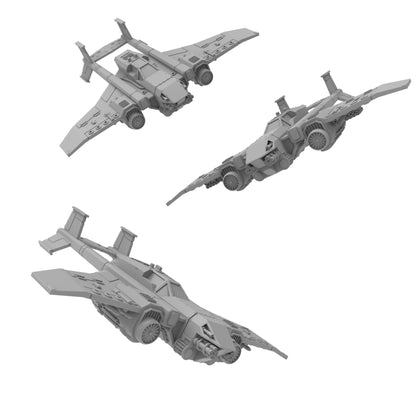 Pegasus Heavy Fighter, Modular Sci-Fi Vehicle by ThatEvilOne, Sci-fi Wargames Proxy