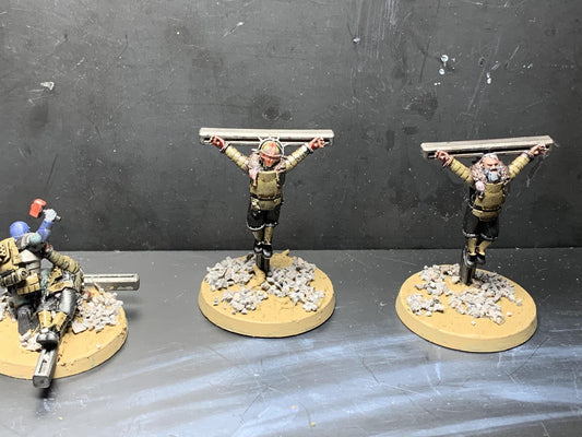 Roman Crucifixion Objectives, monopose Sci-Fi warriors by ThatEvilOne, Sci-fi Wargames Proxy