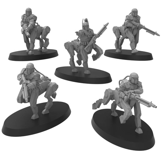 Roman Centaur Cavalry, Semi-Modular Sci-Fi warriors by ThatEvilOne, Sci-fi Wargames Proxy