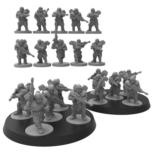 Smol Roman Legionarries, 8mm Scale Monopose Sci-Fi warriors by ThatEvilOne, Miniature Sci-Fi Wargames Proxy