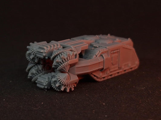 Smol Lunar Auxilia Moleman Breaching Drill, 8mm Scale Monopose Sci-Fi warriors by ThatEvilOne, Miniature Sci-Fi Wargames Proxy