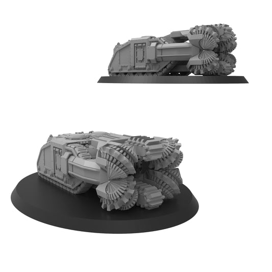 Smol Lunar Auxilia Moleman Breaching Drill, 8mm Scale Monopose Sci-Fi warriors by ThatEvilOne, Miniature Sci-Fi Wargames Proxy