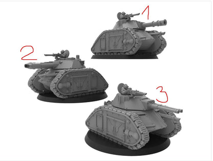 Smol Lunar Auxilia Brigand Tank, 8mm Scale Monopose Sci-Fi warriors by ThatEvilOne, Miniature Sci-Fi Wargames Proxy