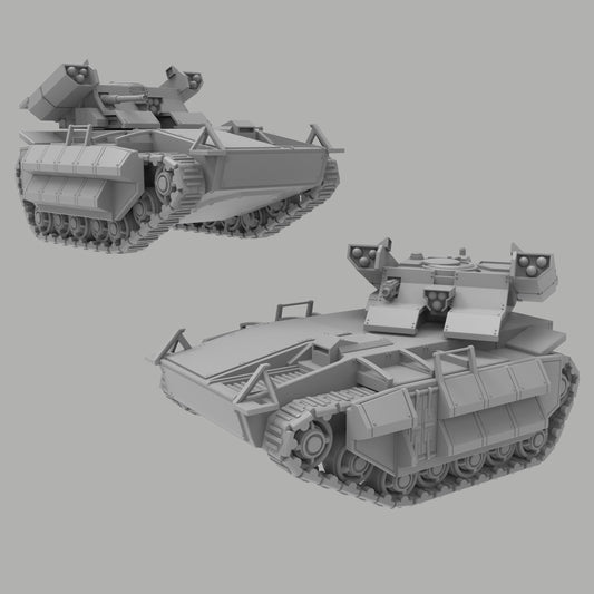 Heck Ghost Oppressor IFV, Modular Sci-Fi Vehicle by ThatEvilOne, Sci-Fi Wargames Proxy, Imperial Auxillia Rocket Artillery Proxy