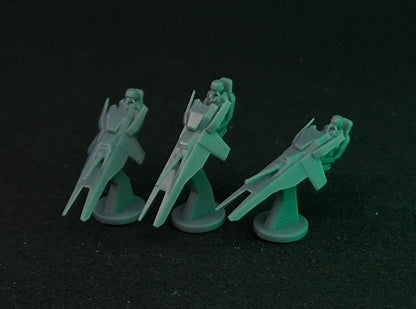 Smol Heckghost Jetbikes, 8mm Scale Monopose Sci-Fi warriors by ThatEvilOne, Miniature Sci-Fi Wargames Proxy