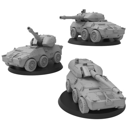 Smol Roman Porcupine SPG, 8mm Scale Monopose Sci-Fi warriors by ThatEvilOne, Miniature Sci-Fi Wargames Proxy