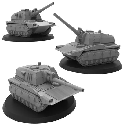 Smol Lunar Auxilia Artillery, 8mm Scale Monopose Sci-Fi warriors by ThatEvilOne, Miniature Sci-Fi Wargames Proxy