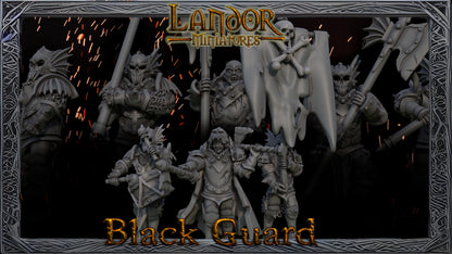 Black Guard, Modular Undead Swashbucklers by Landor Miniatures! Vampire Coast for Fantasy Wargames