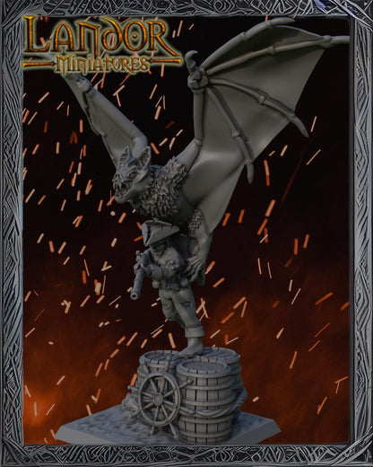 Flying zombie buccaneers, Modular Undead Swashbucklers by Landor Miniatures! Vampire Coast for Fantasy Wargames