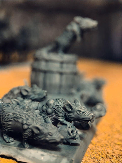 Zombie Ship Rats, Modular Undead Swashbucklers by Landor Miniatures! Vampire Coast for Fantasy Wargames