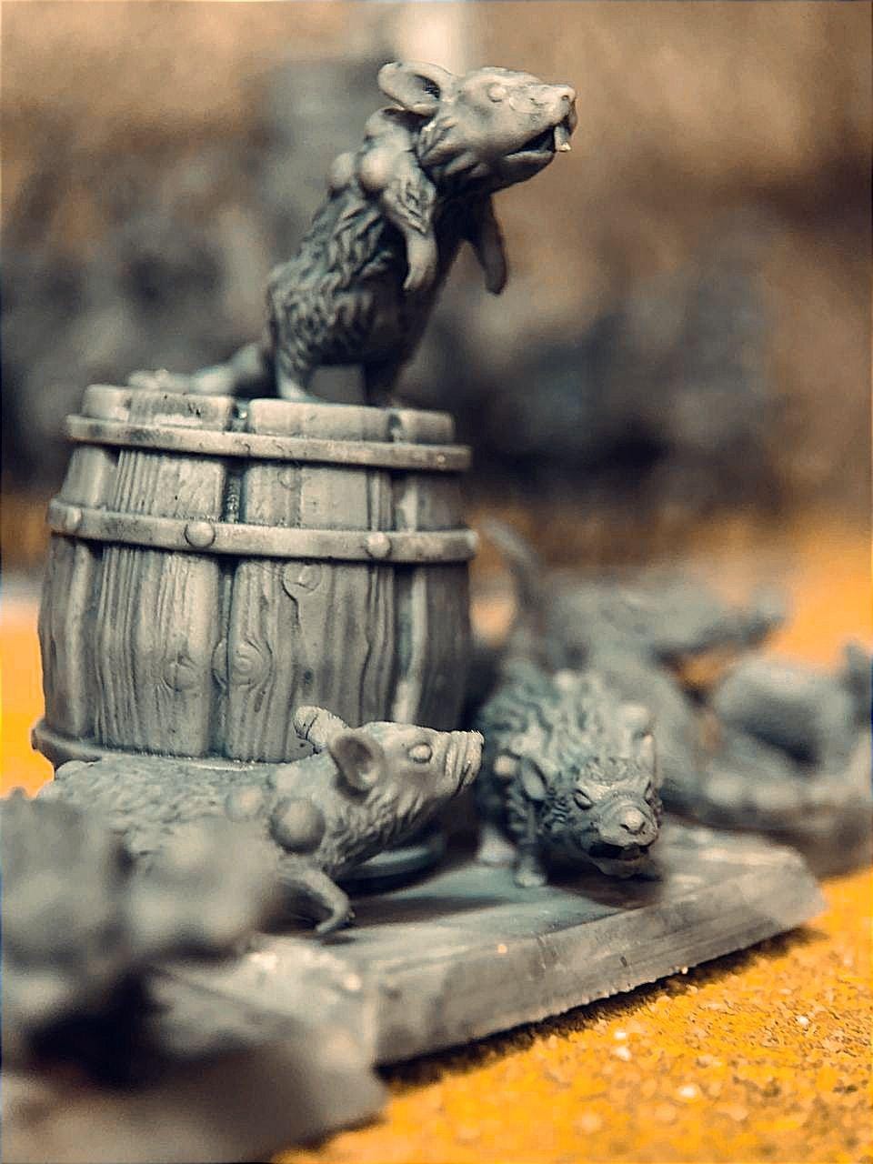 Zombie Ship Rats, Modular Undead Swashbucklers by Landor Miniatures! Vampire Coast for Fantasy Wargames