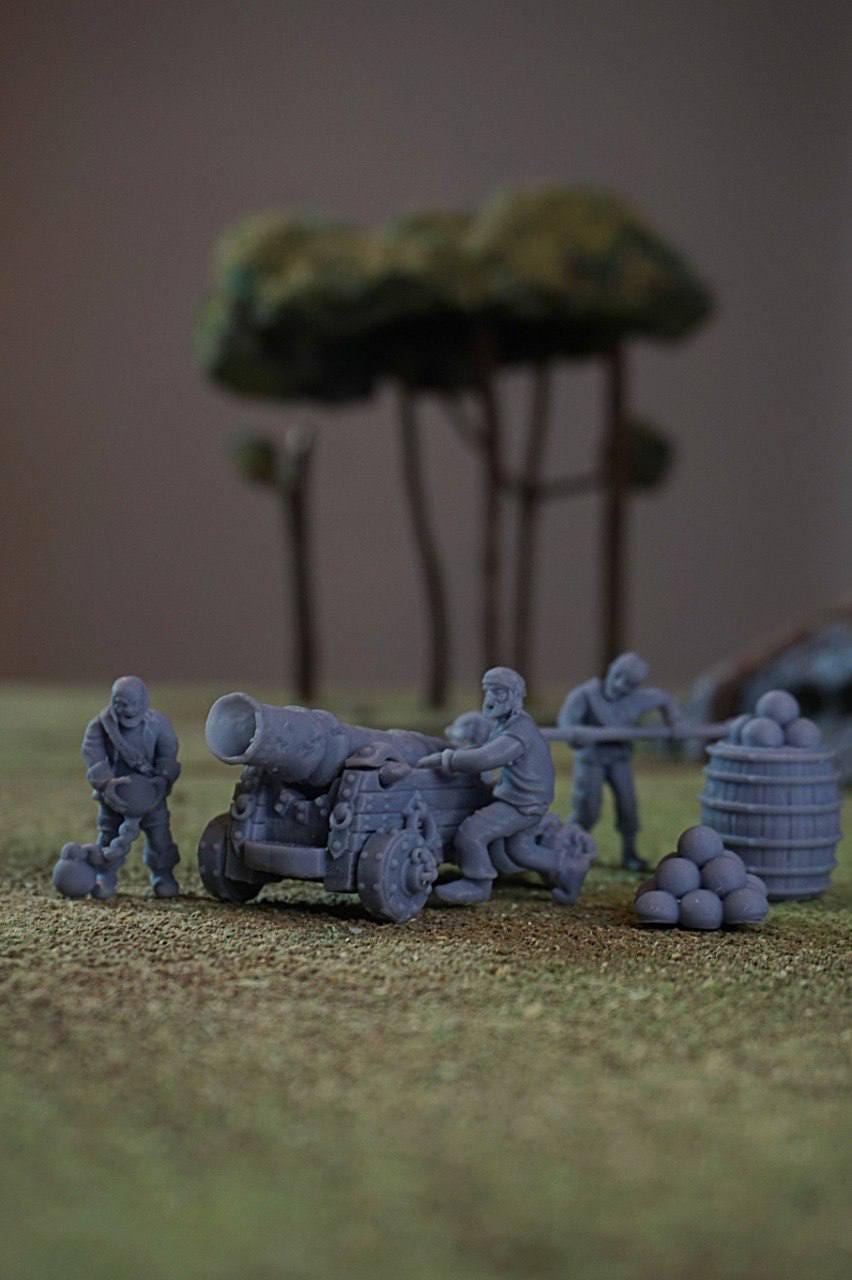 Great Pirate Cannon, Modular Undead Swashbucklers by Landor Miniatures! Vampire Coast for Fantasy Wargames