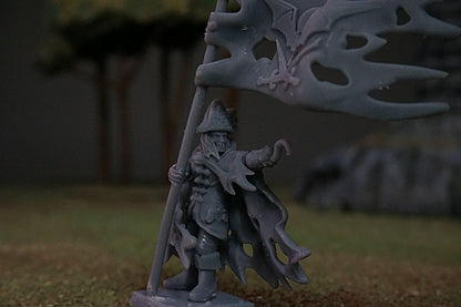 Vampire Pirate Captain, Modular Undead Swashbucklers by Landor Miniatures! Vampire Coast for Fantasy Wargames