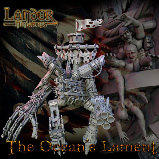The Ocean's Lament, Modular Undead Colossus by Landor Miniatures! Vampire Coast for Fantasy Wargames