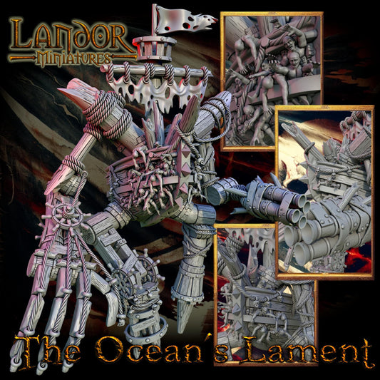 The Ocean's Lament, Modular Undead Colossus by Landor Miniatures! Vampire Coast for Fantasy Wargames
