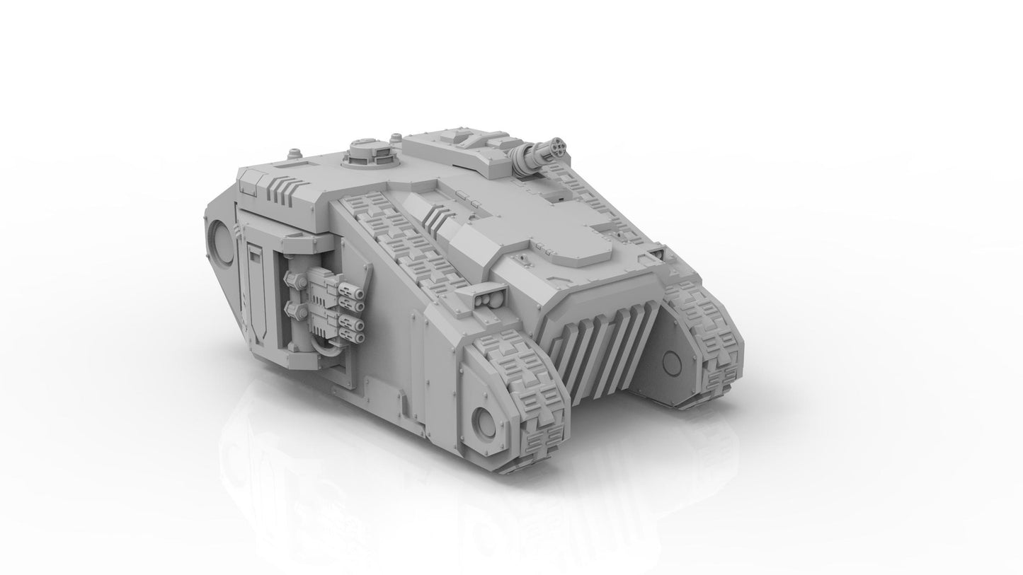 Perfect Sons Ground Plunderer Armoured Transport, Modular Sci-Fi warriors by ThatEvilOne, Sci-Fi Wargames Proxy