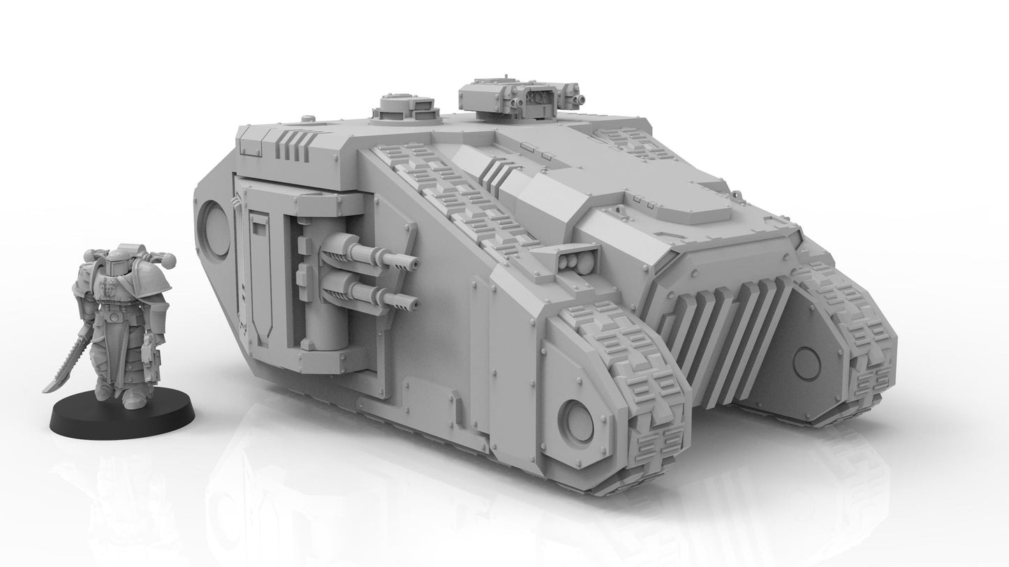 Perfect Sons Ground Plunderer Armoured Transport, Modular Sci-Fi warriors by ThatEvilOne, Sci-Fi Wargames Proxy