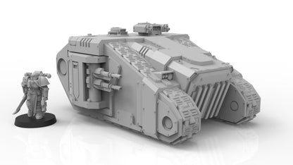 Perfect Sons Ground Plunderer Armoured Transport, Modular Sci-Fi warriors by ThatEvilOne, Sci-Fi Wargames Proxy