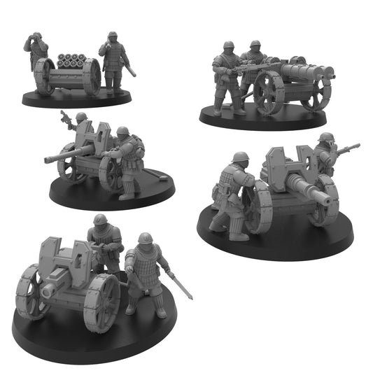 Foederatii Fire Support Teams, Imperial Guard, monopose Sci-Fi warriors by ThatEvilOne, Sci-Fi Wargames Imperial Guard Proxy