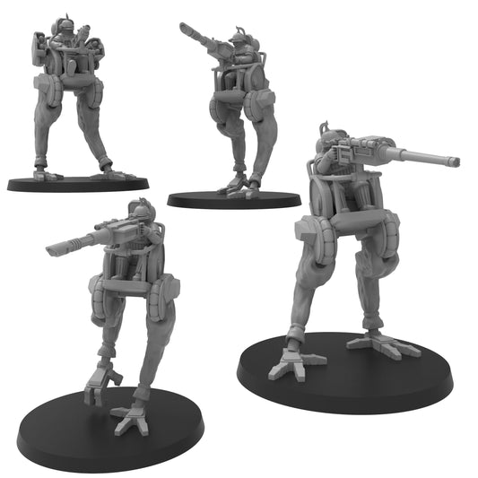 Foederatii MOA Scout Walker, Imperial Guard, monopose Sci-Fi warriors by ThatEvilOne, Sci-Fi Wargames Guard Proxy