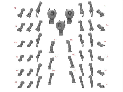 Palatinii Proto-Ironclad Dreadnoughts, Imperial Guard, monopose Sci-Fi warriors by ThatEvilOne, Sci-fi Wargames Guard Proxy