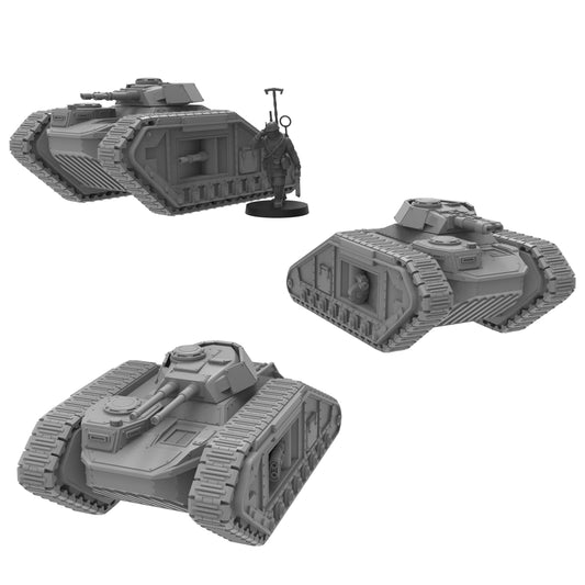 Squalo Light Tank Modular Sci-Fi Vehicle by ThatEvilOne, Sci-fi Wargames Proxy, Imperial Auxillia Army, Super Light Tank