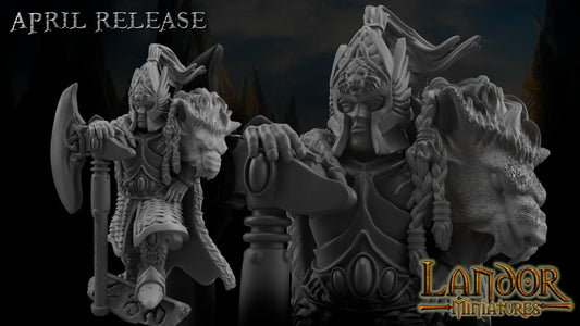 Elven Royal Guard, Modular High Elven miniatures by Landor Miniatures! High Elves for Fantasy Wargames