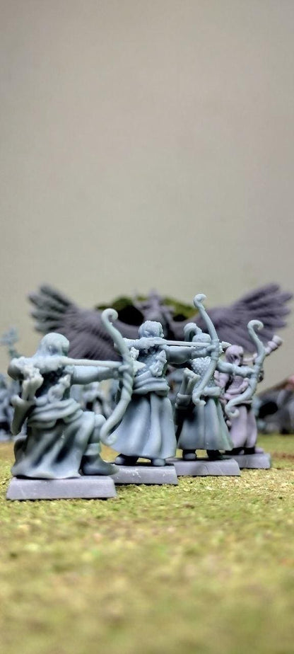 Elven archers, Modular High Elven miniatures by Landor Miniatures! High Elves for Fantasy Wargames