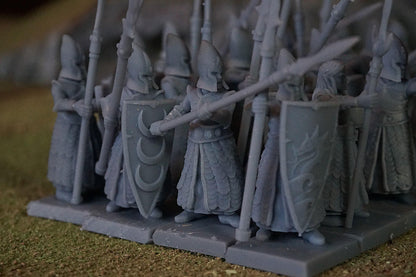 Elven Spearmen, Modular High Elven miniatures by Landor Miniatures! High Elves for Fantasy Wargames