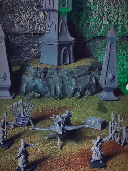 Elven Bolt Thrower, Modular High Elven miniatures by Landor Miniatures! High Elves for Fantasy Wargames