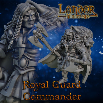 Royal Guard Commander, Modular High Elven miniatures by Landor Miniatures! High Elves for Fantasy Wargames