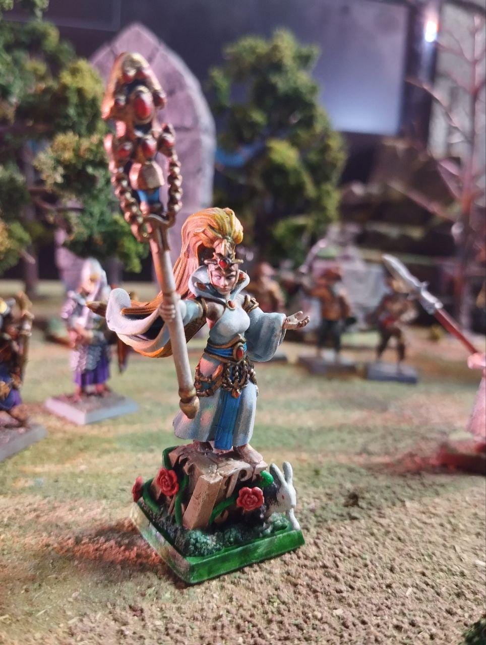 Forest Everqueen, Modular High Elven miniatures by Landor Miniatures! High Elves for Fantasy Wargames