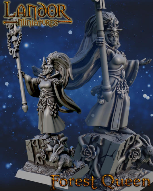 Forest Everqueen, Modular High Elven miniatures by Landor Miniatures! High Elves for Fantasy Wargames