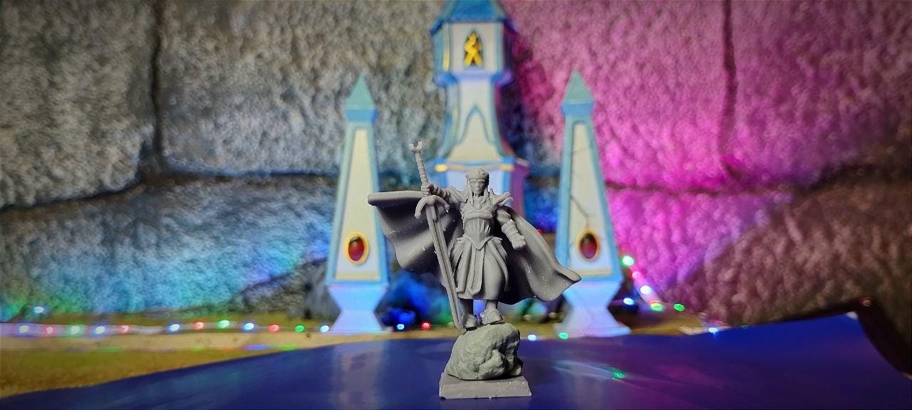 Elven Princess, Modular High Elven miniatures by Landor Miniatures! High Elves for Fantasy Wargames