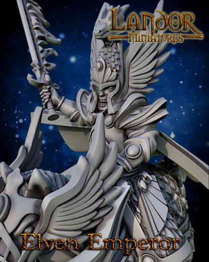 Great Elven Emperor, Modular High Elven miniatures by Landor Miniatures! High Elves for Fantasy Wargames