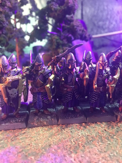 Dark elves Swordsmen, Modular Dark Elven miniatures by Landor Miniatures! Dark Elves for Fantasy Wargames