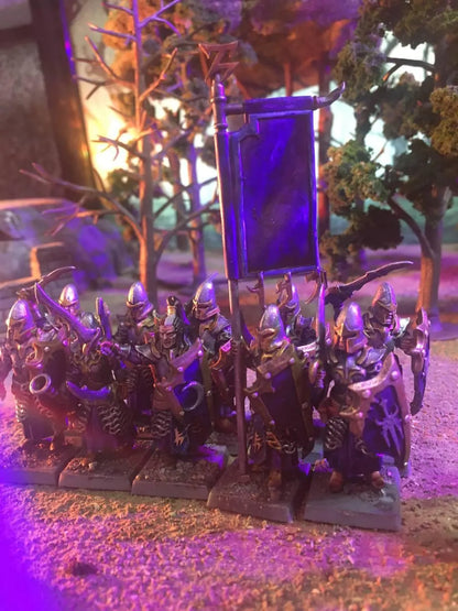 Dark elves Swordsmen, Modular Dark Elven miniatures by Landor Miniatures! Dark Elves for Fantasy Wargames